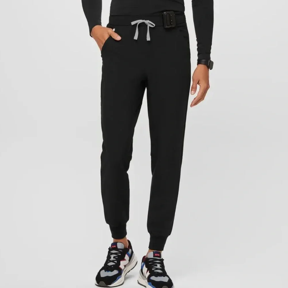 FIGS Men’s Tansen Jogger Scrub Pants Black Size Large Nursing